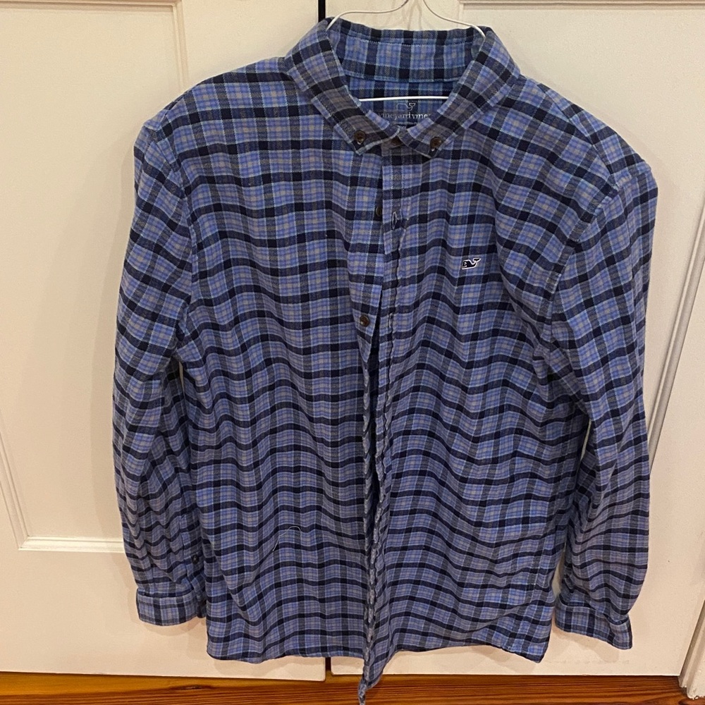 Vineyard Vines Boys Flannel Button down shirt